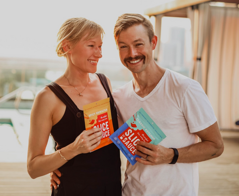 Emily and Cole, Owners of Slice of Sauce